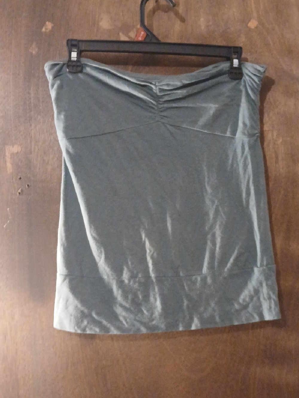 Mossimo Supply Co. Slate Green Strapless Tube Top